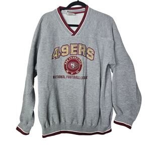 Vintage 90s Lee Sport San Francisco 49ers Embroidered Sweatshirt Casual Football